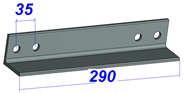 Скребок ТСН.160.100.001 наклонного транспортера Скребок ТСН.160.100.003 горизонтального транспортера